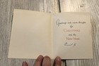 Vtg Christmas Greeting Card Made In Usa Paper Collectible 0c23 325a