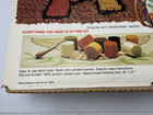 Vintage 70   s Mushroom Latch Hook Rug Kit Project 20x27 Malina    Wr