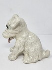 Vintage Ceramic White Terrier Dog Puppy Figurine Made In Japan 