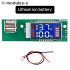 Lcd Digital Battery Voltmeter Capacity Tester Module Usb Battery Level Indicator