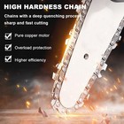 6   Mini Handheld Electric Chainsaw Cordless Chain Saw Wood Cutter Rechargeable