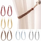 2x Braided Plain Thick Satin Rope Modern Curtain Tie Backs- Tiebacks  Holdba