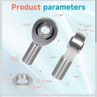 1 25       Heim Joints Rod End Kit Replacement For Off-road   Racing Suspension 