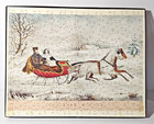 Optimago Hand Cut Wooden Jigsaw Puzzle The Road - Winter By Otto Knirsh