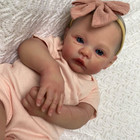 19in Realistic Reborn Baby Dolls Full Body Vinyl Silicone Girl Doll Newborn Doll