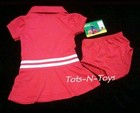 New Sesame Street Infant Baby Elmo Dress   Bloomers Set 6 9 12 Month 2 Piece Lot