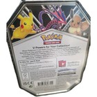 Pokemon Eternatus V Powers Tin Trading Card Game 4 Booster Packs Set New Sealed