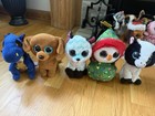 Lot Of 26 Ty Beanie Boo Plush Assorted Stuffed Animals All Glitter Eyes Clean