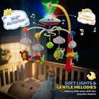Crib Mobile With Projector And 108 Melodies Music  Crib Toys With Remote Control