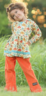 Nwt Matilda Jane Boogie   Bloom Corduroy Big Ruffle Pants Girl s Size 7