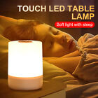 Led Night Light Dimmable Touch Sensor Bedroom Bedside Table Lamp Rechargeable Us