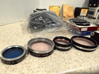 Lot Of Vintage Camera Filters  Caps  Cords  Bellow  Adp Rings   Misc Accessories