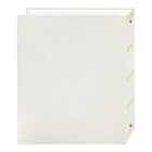 Magnetic Self-stick 3-ring Photo Album 100 Pages  50 Sheets   White