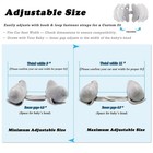 Baby Travel Pillow  Adjustable Head Neck Pillow For Infant Car One  Grey 