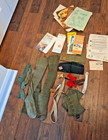 Vintage Lot 1950s Boy Scouts Of America Bsa Uniform Shorts Caps Papers Socks T3
