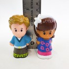 Fisher Price Little People Figures Boy Blue Shirt  Girl Flower Shirt 2012