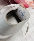 Vintage High Top Baby Shoes  Leather Or Faux Lather  Lace Ups  White  3