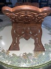 Large India Carved Wood Folding Book Stand 13x7