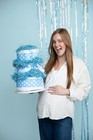      Tanz Handmade 3-tier Diaper Cake Baby Gift For New Parents Serenity  blue 