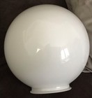 Vintage White Milk Glass Light Shade Globe Lamp Shade 9  Diameter