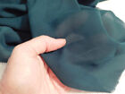 49 Yds X 45  Sheer Crepe Double Georgette Fabric Hunter Green Material Bulk Lot