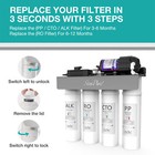 Simpure Wp2-400gpd 8-stage Alkaline Ph  Reverse Osmosis Drinking Water System
