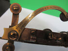 Antique J  Swift London Brass Stage Clips Xy Microscope Part As Pictured R2-b-18