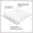 Set Of 2 Standard queen Allerease Pillow Protectors - Moisture Wicking  Advanced