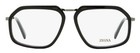 Zegna Tapered Rectangular Eyeglasses Ez5271 001 Black 56mm