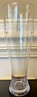 Six Flags Logo Souvenir 9  Clear Hard Plastic Beer Lager Pilsner Glass   0 5 L