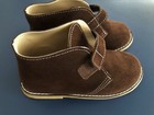 New Boy Toddler  7 8 9 11 12  Natural Steps Desert Boot Shoes Brown Faux Suede