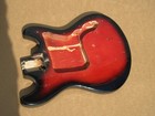Vintage 1960s Teisco  Guitar Body Red Burst Japan
