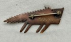 Vintage Folk Art Pin Brooch By Roberta Williamson  Rare  petie   Artist Signed