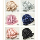 Women 19 Mm 100  Silk Bath Shower Caps Bonnets Elastic Waterproof Shower Caps
