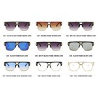Men s Women s Square Sunglasses Mirrored Retro Vintage Fashion Casual Shades