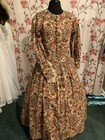 Civil War Old West Dickens Victorian Sass Visiting Dress Gown