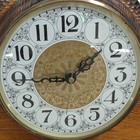 Vintage 70s Wood Mantel Clock Watertown Minnesota Battery Operated - Works 
