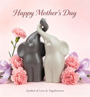 Elephant Statue Elephant Figurines Loving Gifts For Women Couples Ivory Wedding