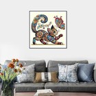 Sjutouci Cat Diamond Painting Kits For Adults  5d 12x12 Inches  Multicolored 