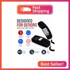 Isoho Big Button Corded Phone For Seniors     Easy-to-use Landline With Lighted Ke
