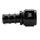 -12an 12an Straight Push-on Hose End For Push Lock Aluminum black