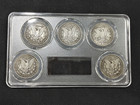 Lots Of 5 Coins - 1884 Morgan Dollar 90  Silver  1 Us Coin
