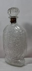 Vintage Schenley Clear Glass Whiskey Decanter Embossed Bottle Empty  1950 s 