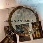 Antique Henry London Handheld Brass Magnifying Glass Vintage Marine Style Gift