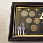 State Of Kuwait 10 Coin Set Framed 11   x6   
