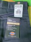 Dickies Loose Fit Double Knee Men s Work Pants 36 X 32 - Black