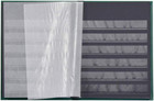 Stamp Album Stockbook By Lighthouse 32-black Page Stamp Stock Book Ls2 16 Green 