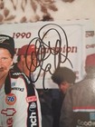 Dale Earnhardt Signed 1990 Winston Cup Champion Advertising Page 11 X 8 