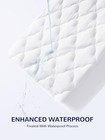 Waterproof Crib Mattress Protector Pad - Quilted  Fitted Baby Mattress Cover    