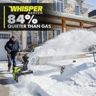 40v Hp Brushless 21 whisper Series Single-stage Cordless Electric Snow Blower